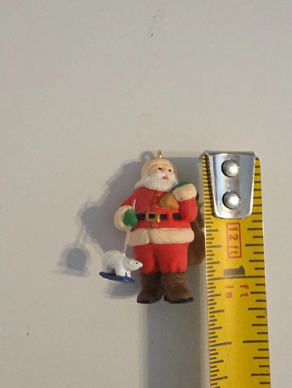 Vintage 1998 Hallmark Keepsake Centuries Of Santa Minature Christmas Ornament